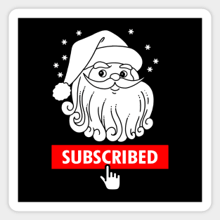 Cute Santa Claus Christmas Funny Social Media Meme Sticker